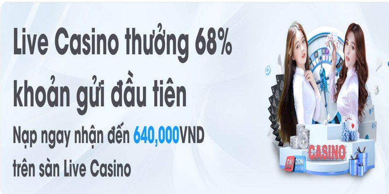 Casino 8RS tặng thưởng hấp dẫn cho người chơi gửi tiền lần đầu